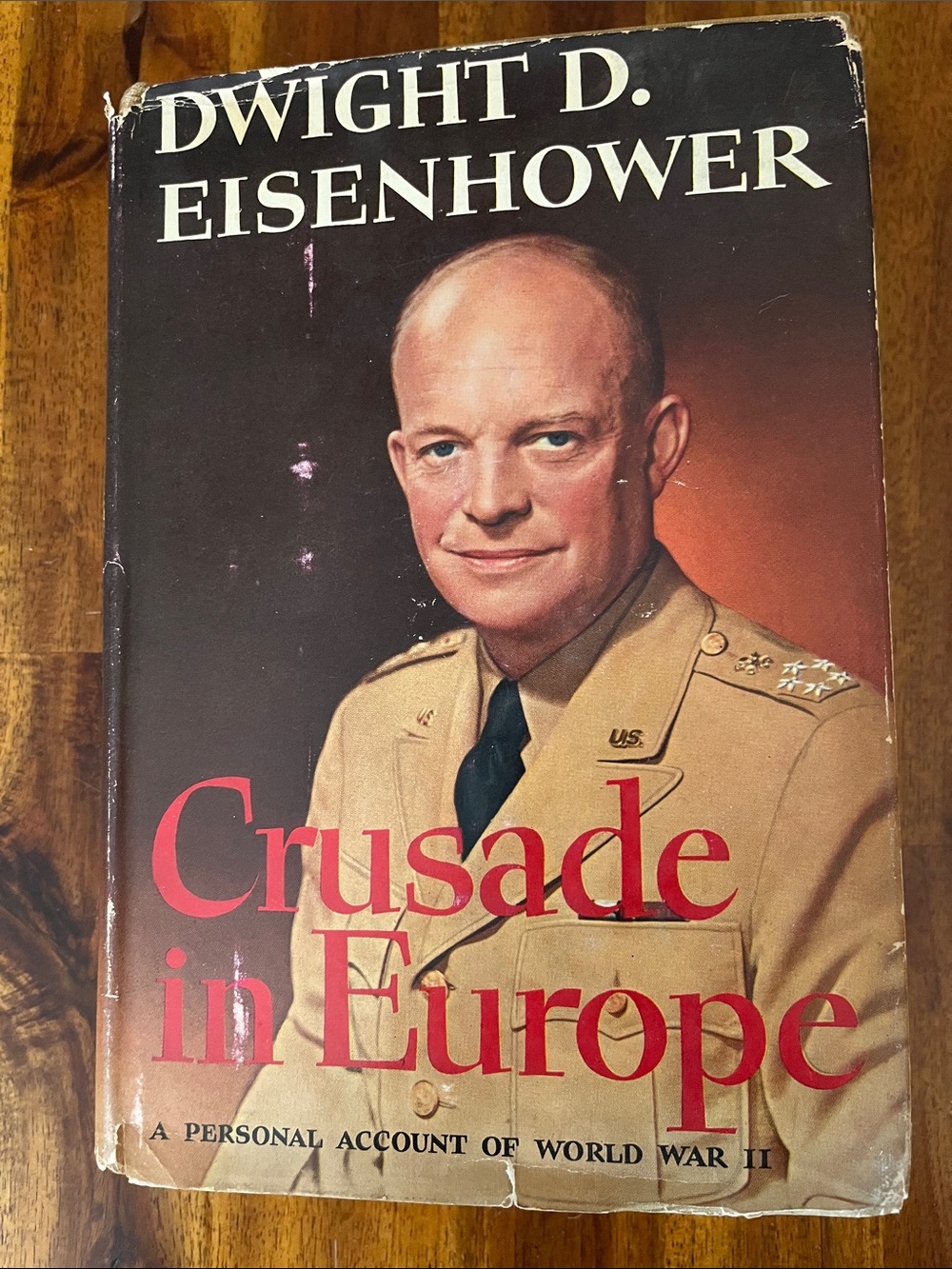 Crusade in Europe by Dwight D. Eisenhower Vtg 1948 World War II HC/DJ 40s Book